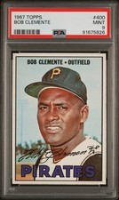 1967 TOPPS #400 BOB CLEMENTE PSA 9