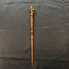 Fine Handcrafted Wood  Crystal Magic Wand Cosplay 13  Magic Wand for Witches   
