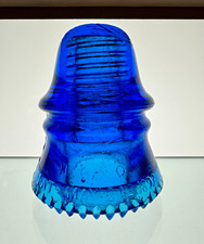 Beautiful Peacock Blue CD-151 NATCo HGCo Glass Insulator