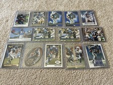 Shaun Alexander Of The Seattle Seahawks-14 Card Lot. Base And Inserts. 2000-04.