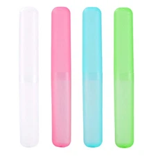 4Pack Travel Toothbrush Case Breathable Toothbrush Holder Container for Bathroom