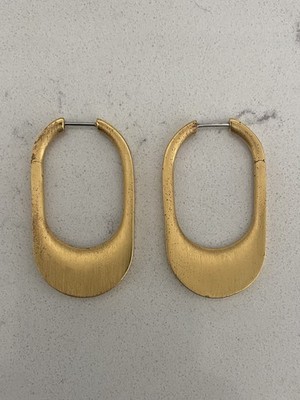 Dean Davidson Crosby Huggie Creolen 18k vergoldet Gelbgold