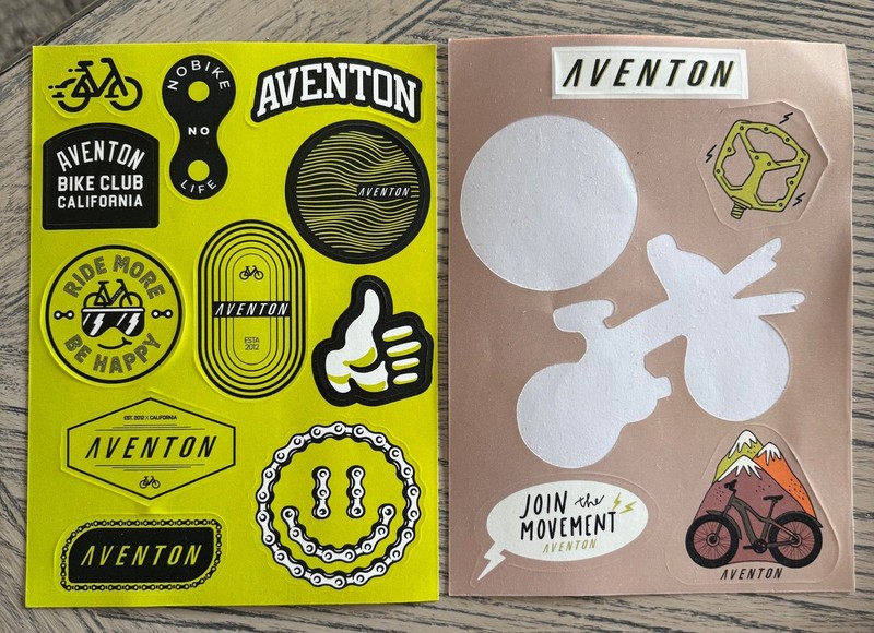 AVENTON Bike Decal Stickers