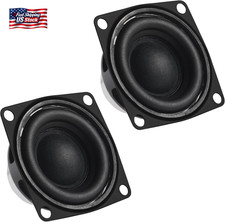2Pcs 2" 2Inch 4Ohm 10W Full Range Audio Speaker Stereo Woofer Loudspeaker for Ar