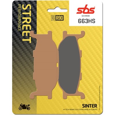 Hochleistungs-Bremsbeläge SBS 663HS für Honda CBR Kawasaki ZX und Suzuki vorne l