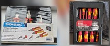 Silverline VDE Pliers 3pc and Ndurance VDE Screwdriver Set 8pc