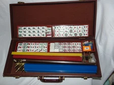 Vintage Mah Jong Set with Case 166 Tiles