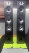 2X Polk Audio TSX440T BLACK High performance tower Speakers 3X 6.5” Woofers 200W