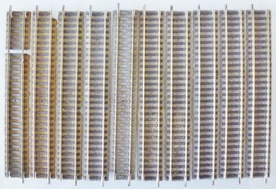 Fleischmann H0 HO 10x 6101 Profigleis Gerade 200 mm lang, gebrauchter Zustand