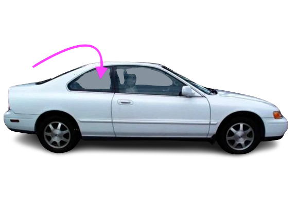 Fits: 1994 Honda Accord 2D Coupe Passenger Side Right Rear Quarter