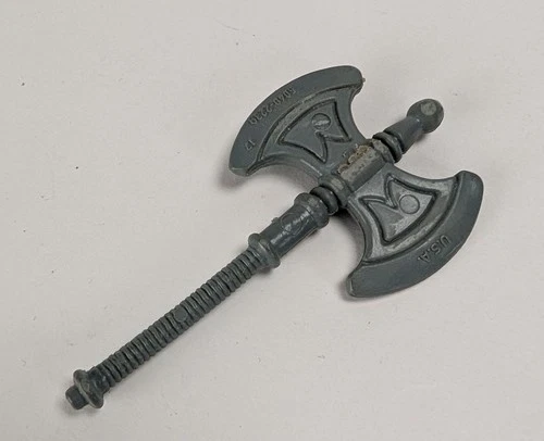 Vintage 1981 MOTU He-Man Battle Axe Weapon Original USA Mattel Accessory Part