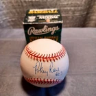 Pokey Reese Signed Rawlings National League Baseball Not Authenicated