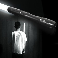 Star Wars Lightsaber Replica Rechargeable Metal Hilt white Force FX Dueling