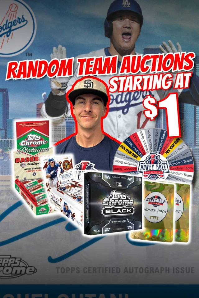 BASEBALL BREAKS, Topps Platinum, Pristine, Black & Honey Packs at $1!!