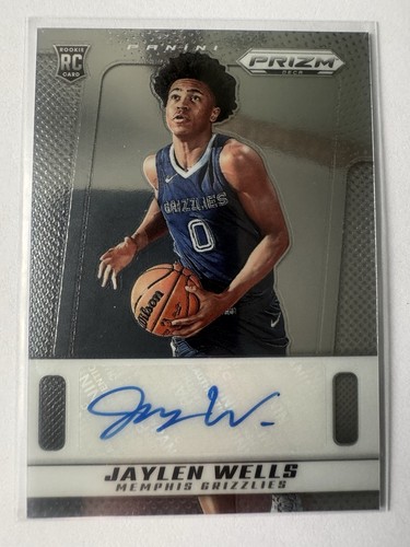 2024-25 Panini Prizm Deca Jalen Wells Auto Rookie Rc