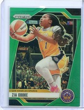 2024 Panini Prizm WNBA ZIA COOKE #46 GREEN PRIZM SPARKS