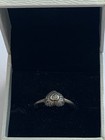 Pandora Heart Shaped Ring Silver925 Ale 54 Size N1/2 Original Box