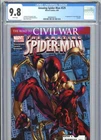 Amazing Spider-Man #529 CGC 9.8 White Pages 1st New Costume Marvel Comics 2006
