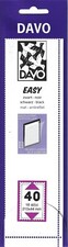 DAVO EASY Self-Adhesive Mounts BLACK 215 x 40 Package of 18