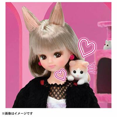 TAKARA TOMY Licca-chan Doll 17 years old #Licca Emo cat from Japan