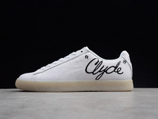 Brand New -- Puma Clyde Signature White Black Mens Casual Shoes 365803-01