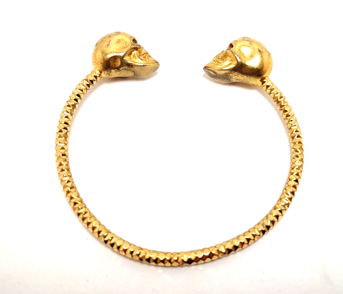 ALEXANDER McQUEENブレスレット THIN TWIN SKULL ALEXANDER McQUEENブレスレット THIN TWIN SKULL