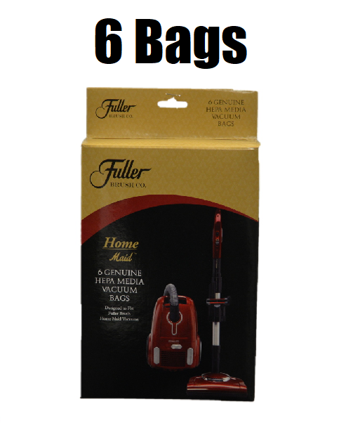 Fuller Brush Home Maid Canister Vacuum Hepa bags 6 Pk Part FHH6 for