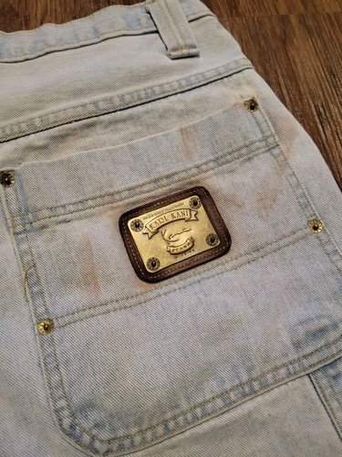 Vintage 90s Karl Kani Extra Baggy Jeans Light Wash Denim Hip Hop Sz 34 Oversized - Picture 9 of 16