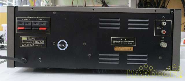 SANSUI BA-2000 Stereo Power Amplifier Transistor from Japan