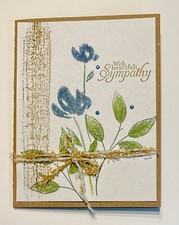 4 Stampin Up Sympathy Card Kit Handmade Set Cards Simply Sketched Masculine DIY