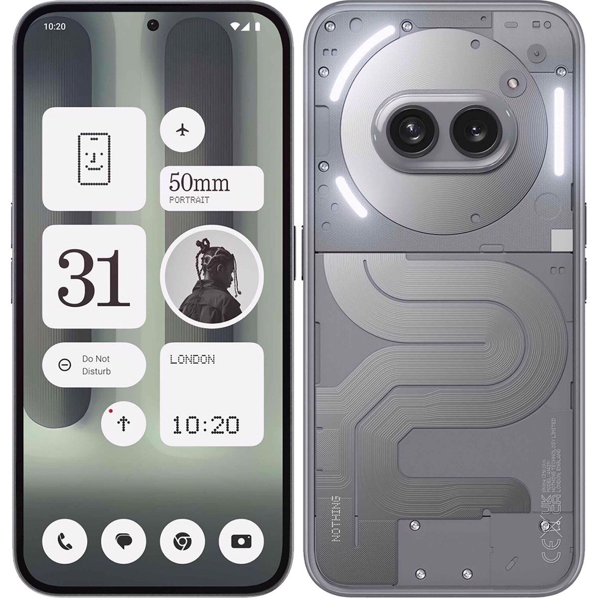 Nothing Phone (2a) Plus 5G Grey 256GB + 12GB Dual-SIM Unlocked
