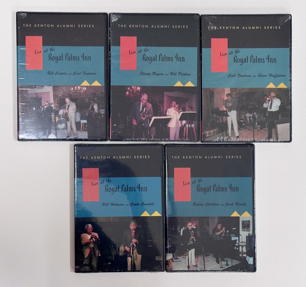 The Kenton Alumni Series - 5 DVDs - Brand New - WPDVD175, 177, 178 