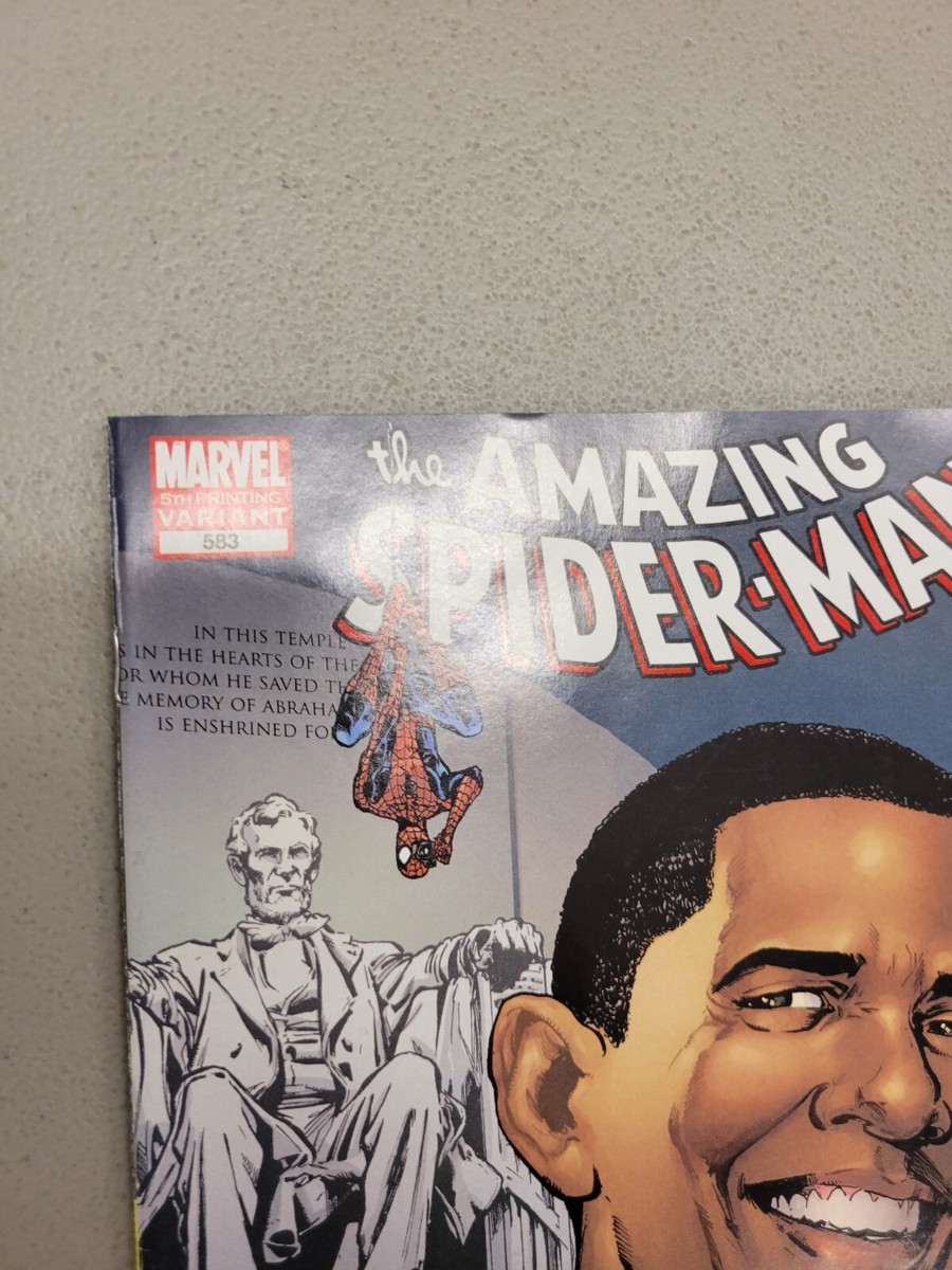 AMAZING SPIDER-MAN #583 5TH PRINT BARACK OBAMA VARIANT