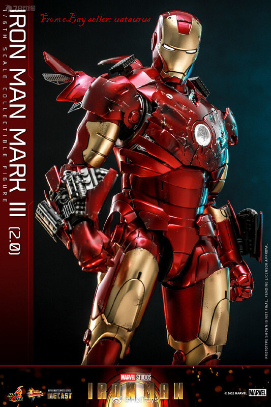 Perfect Hot Toys 1/6 Mms664 Iron Man Mkiii 2.0 In Stock New | eBay