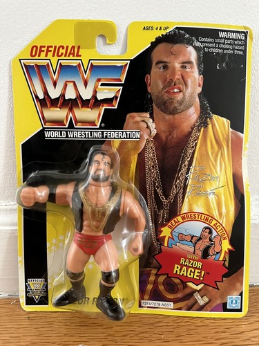 WWF RAZOR RAMON Wrestling Official Figure On Card ...