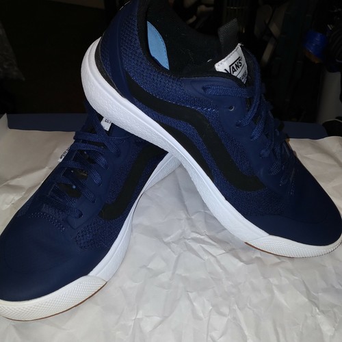 vans ultrarange blue black