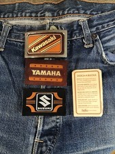 Vintage belt buckle Motorcycle DESIGN A BUCKLE 1970s Brass Leather Motocross