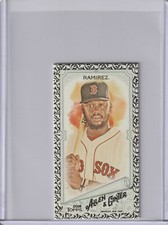 2018 Topps Heritage - HANLEY RAMIREZ - MINI BLACK BORDER #253 - Boston Red Sox