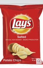 Lay s Salted Potato Chips 170g 5 Bags Gluten Free Kosher Fresh Origina