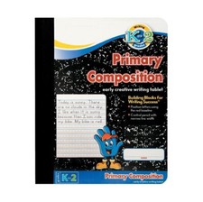 Primary K-2 Grades Composition Book 7-1/2 x 9-3/4", 80 Sheets 2 Pack 