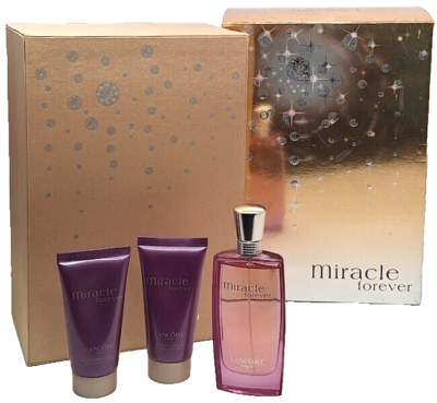 ❤️ MIRACLE FOREVER,LANCOME,SET EAU DE PARFUM 1.7oz,BODY LOTION