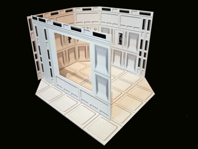 Echo Base Bacta Med Bay Custom Playset Backdrop Star Wars TVC Hasbro Kenner