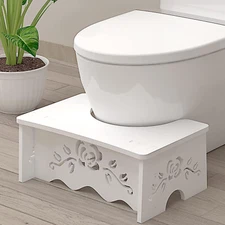 Fanwer Squatting Toilet Stool - Poop Stool for Bathroom, Toilet Potty Stool, 