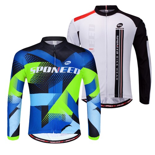 long sleeve upf cycling jersey