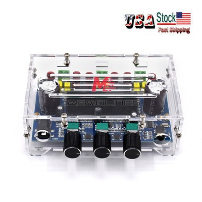 AUX Bluetooth TPA3116D2 Digital Power Amplifier Board 2.1 Channel 2*50W+100W USA