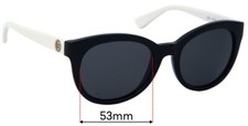 SFx Replacement Sunglass Lenses fits Michael Kors MK6019 Champagne Beach - 53mm