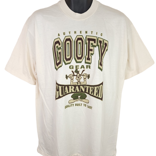 Vintage Goofy T Shirt Mens Size Large 90s Authentic Gear Disney Made In USA