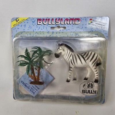 Zebra Bullyland Bully Handpainted Toy Boxed New HTF Sealed