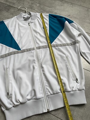 Vintage Retro Adidas ATP Track Top White Jacket Size 50 (S/M) | eBay