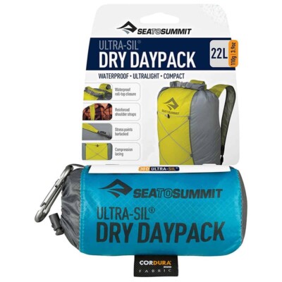 Sea to Summit Ultra-Sil DRY DAYPACK wasserdichter ultraleichter Reiserucksack BLAU